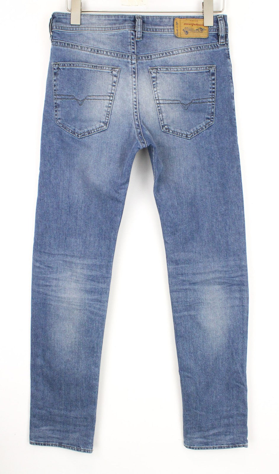 DIESEL Buster 0842H Men's W28/L32 Slim Tapered Blue Jeans in Stretch Cotton