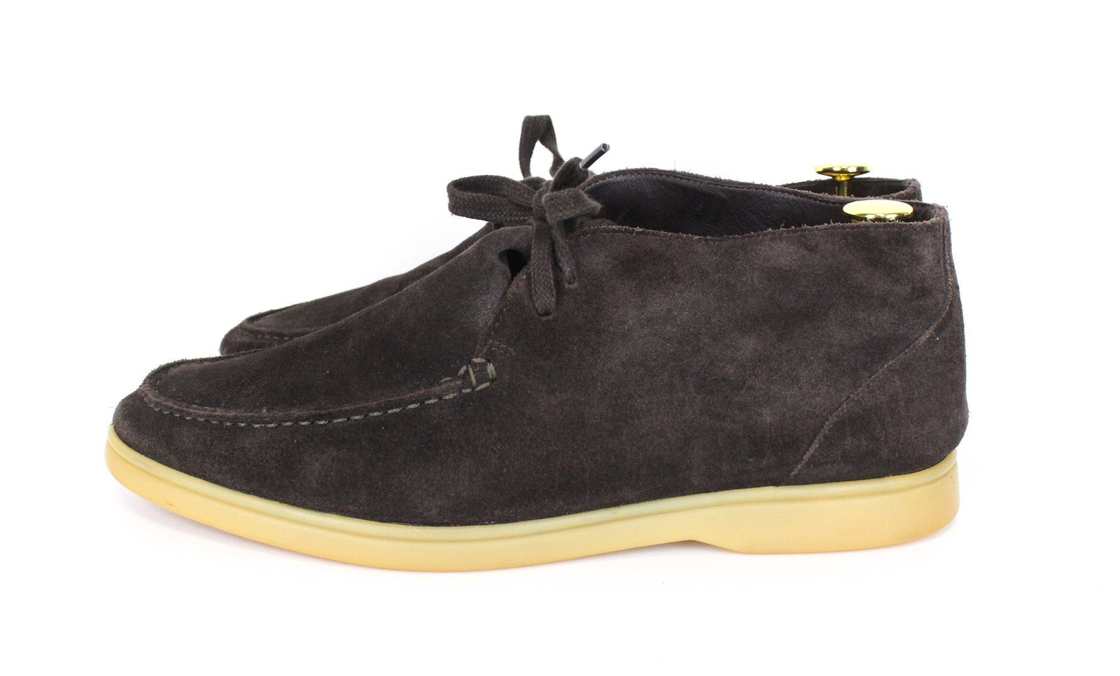 „SUITSUPPLY“ vyriški kasdieniai batai, EU42/UK8, rudi, zomšiniai, odiniai, chukka tipo aukštakulniai 