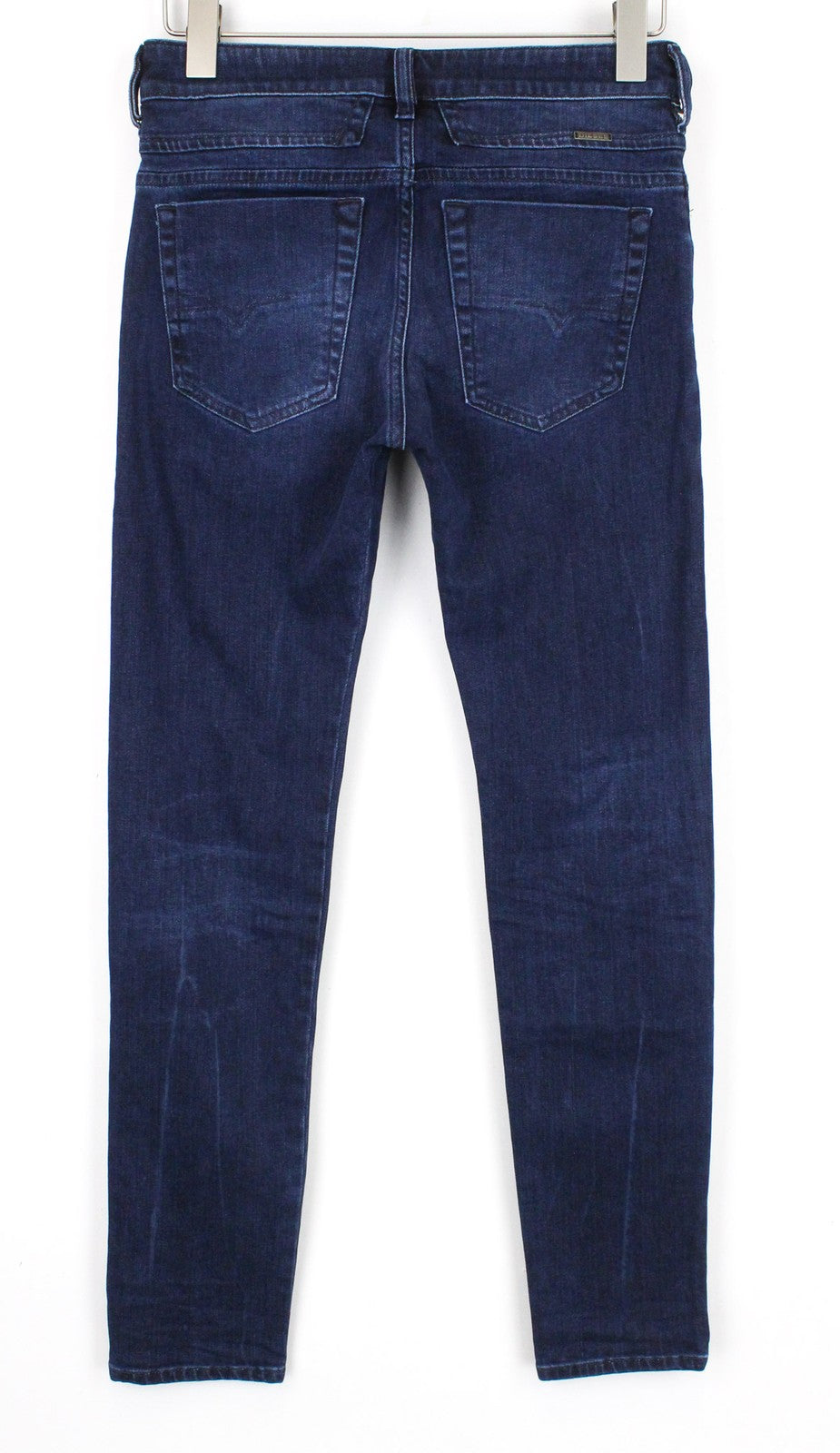 DIESEL D-Bazer 083AT vyriškos džinsinės kelnės W26/L32 tamsiai mėlynos, siaurėjančios su sagomis 
