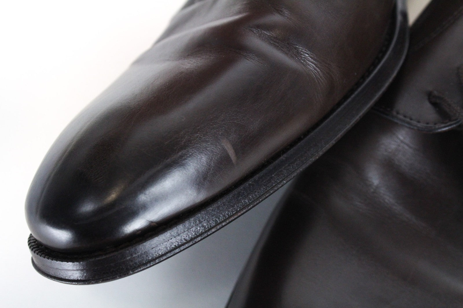 „SUITSUPPLY“ vyriški laisvalaikio batai, EU43/UK9, tamsiai rudi, odiniai, suvarstomi bateliai „Derby“ stiliaus 