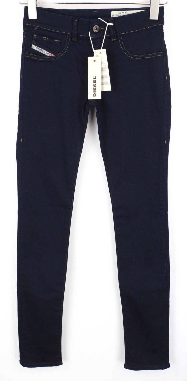 DIESEL Livier 0881B Women's Super Slim Jegging Jeans W25 Stretch Blue