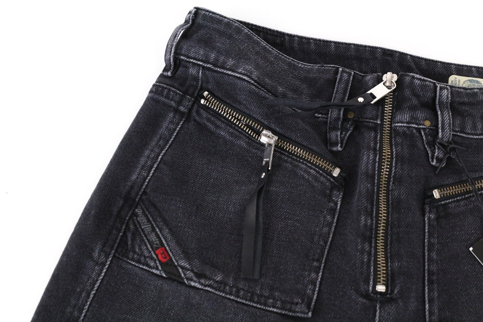 DIESEL D-Earlie 080AP Women's High Waist W26 L30 Stretch Slim Grey Jeans