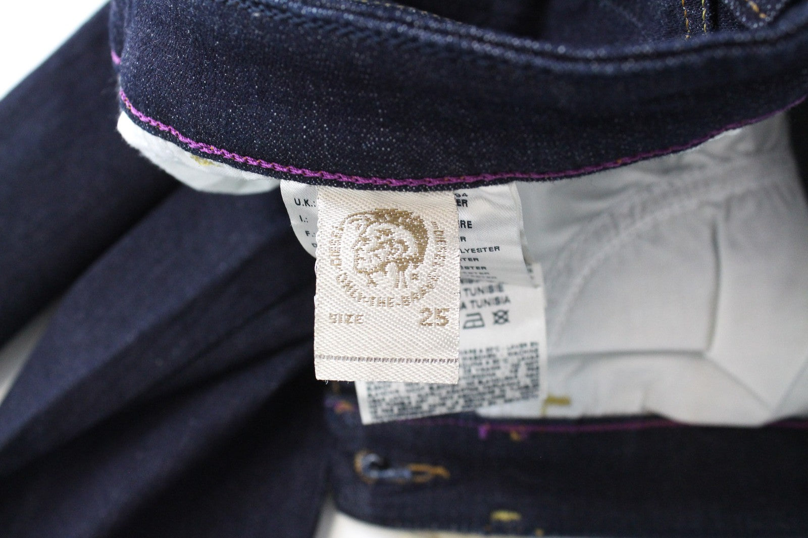 DIESEL Skinzee 0813C Women's Super Skinny Blue Cotton Jeans W25 L32