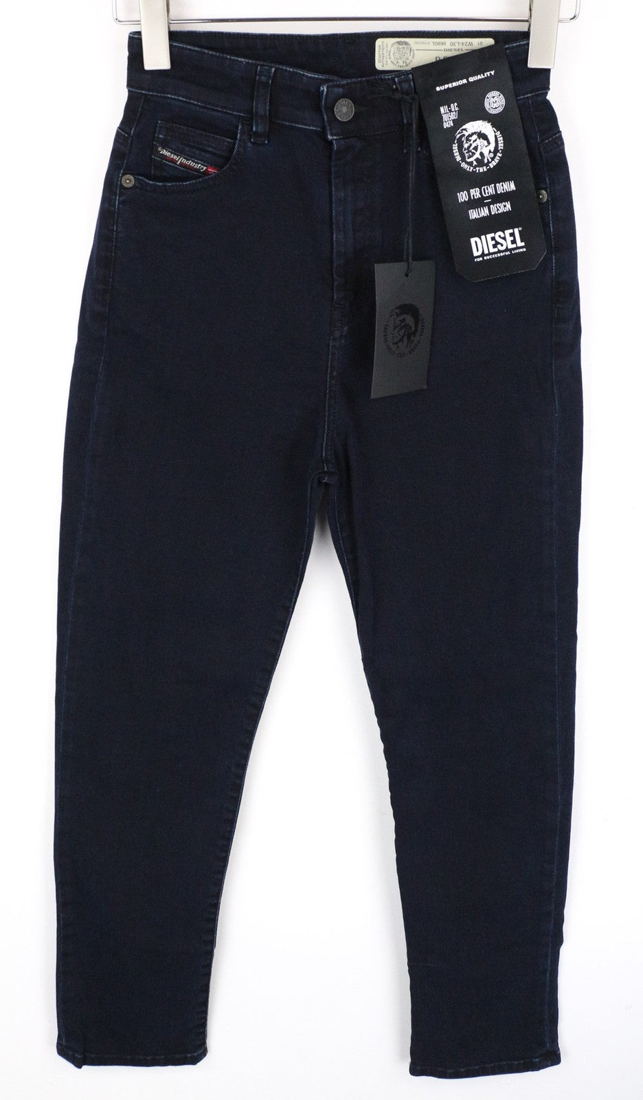 DIESEL D-Eiselle 069GL Women's Straight Stretch Jeans W24 L30 High Waist