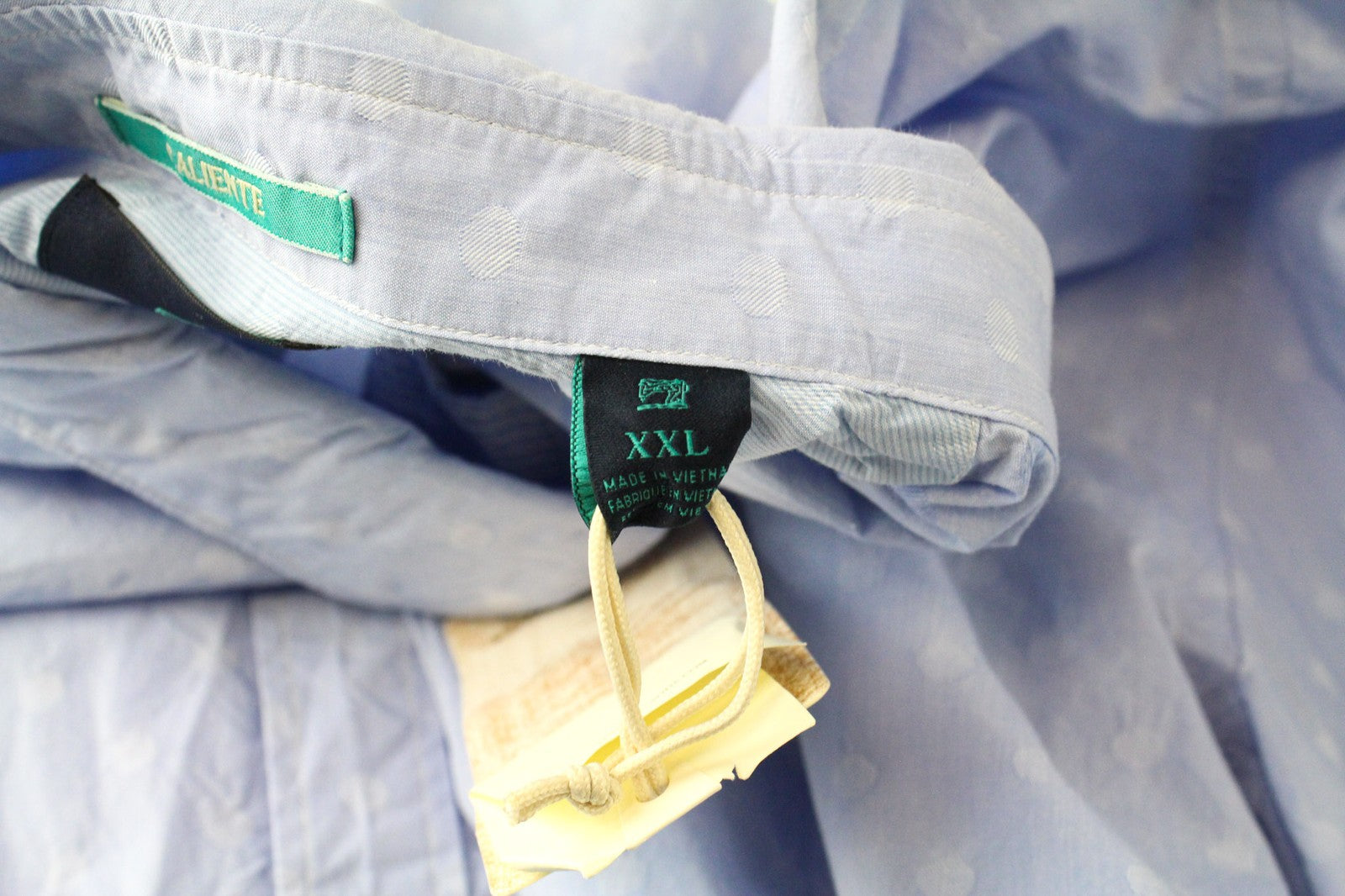 SCOTCH &amp; SODA Ams Couture vyriški mėlyni marškinėliai, 2XL dydžio, medvilniniai taškeliai, ploni 