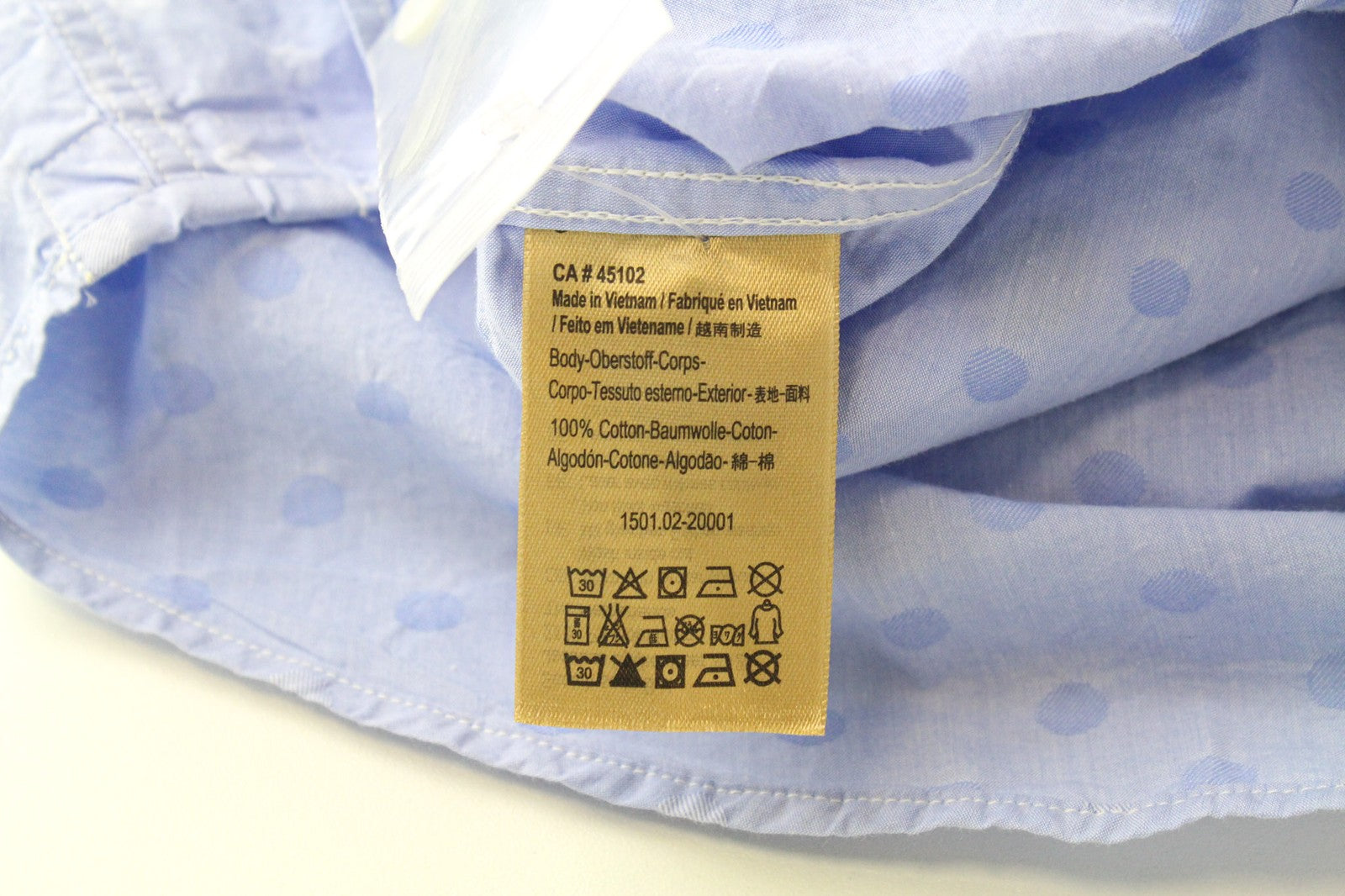 SCOTCH &amp; SODA Ams Couture vyriški mėlyni marškinėliai, 2XL dydžio, medvilniniai taškeliai, ploni 