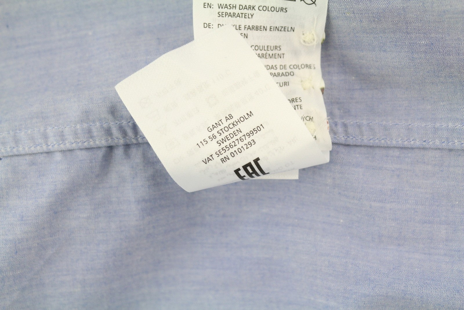 GANT PP Bell moteriški marškinėliai, EU36, mėlyni, platėjančia apykakle, sagomis užsegami, laisvalaikio stiliaus, ilgomis rankovėmis. 