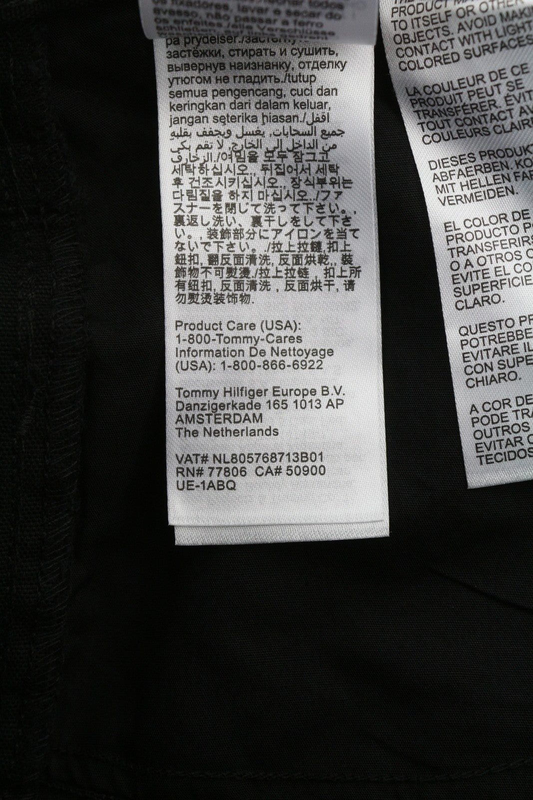 TOMMY HILFIGER Skater Carpenter vyriškos kelnės W33/L32 juodos krovininės, įprastos, RRP 139 € 