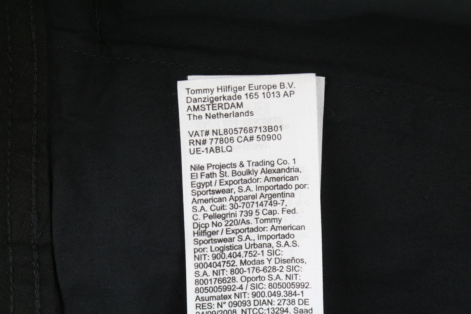 TOMMY HILFIGER Aiden Baggy Cargo vyriškos kelnės W31/L32 juodos, įprastos, RRP 149 €