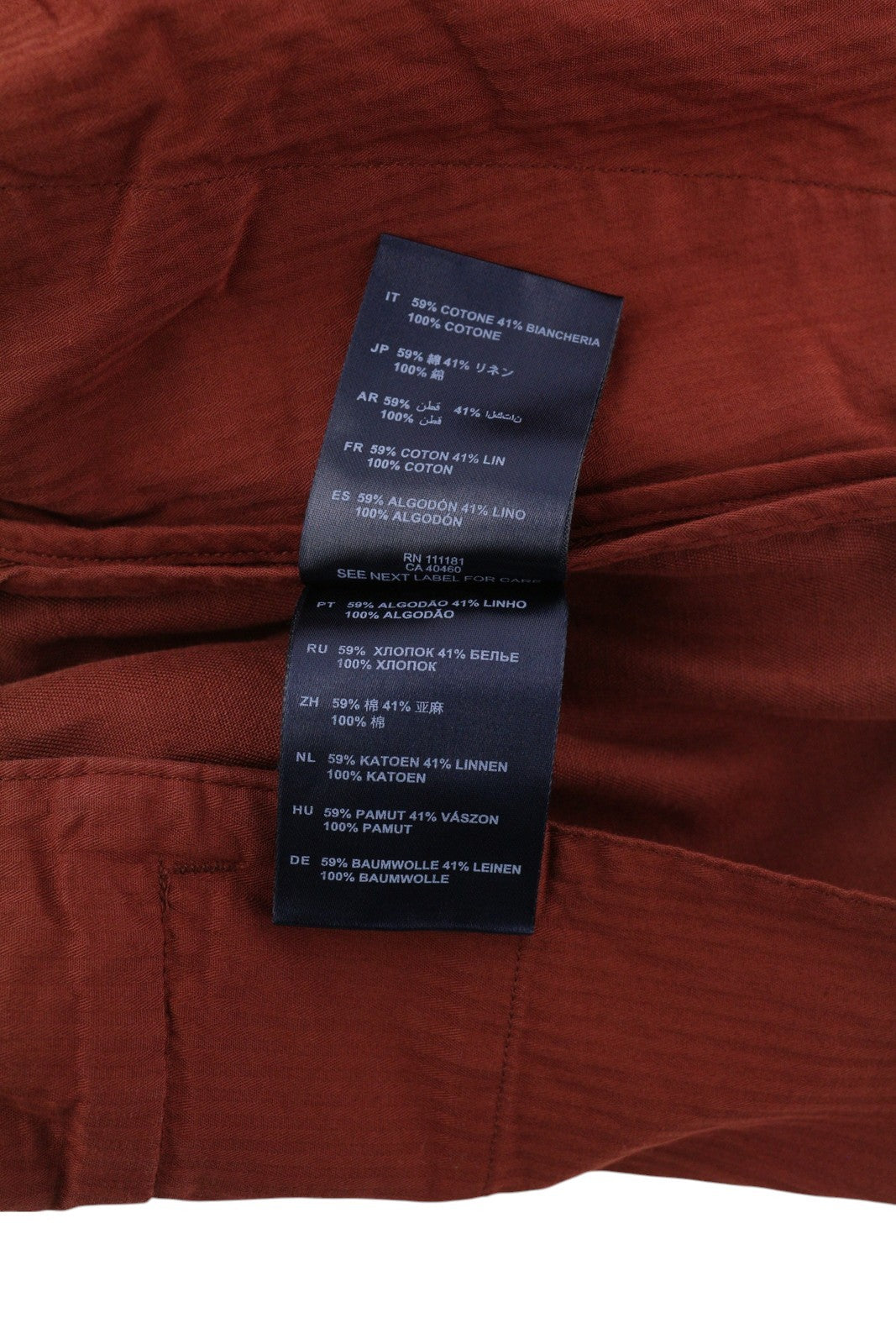 ANTONY MORATO vyriškos kelnės, W36, rudos, lininio audinio, elastingas juosmuo iki kulkšnių. 