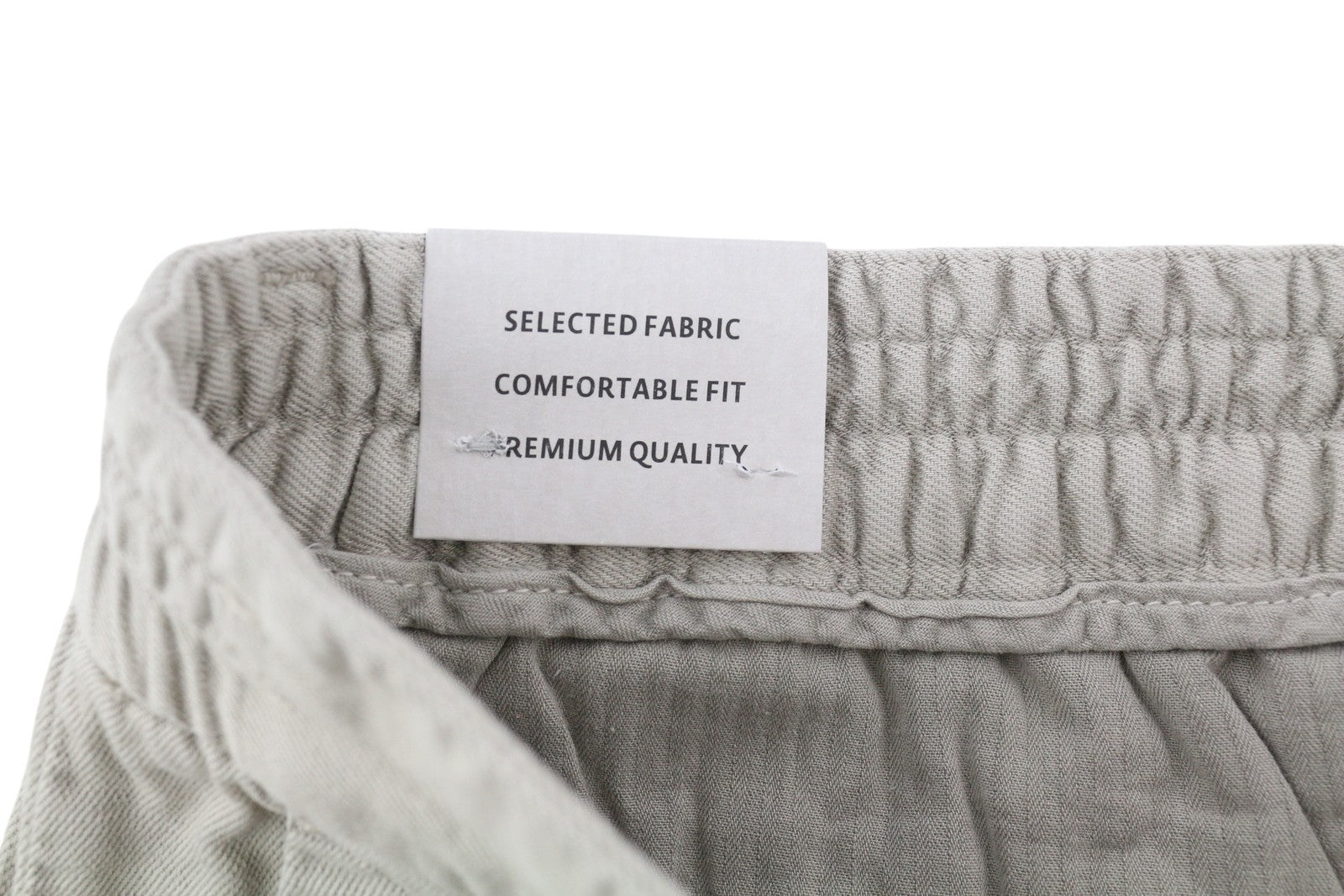 ANTONY MORATO Paul vyriškos kelnės W30 pilkos lino mišinio klostuotos siaurėjančios užtrauktuko formos 