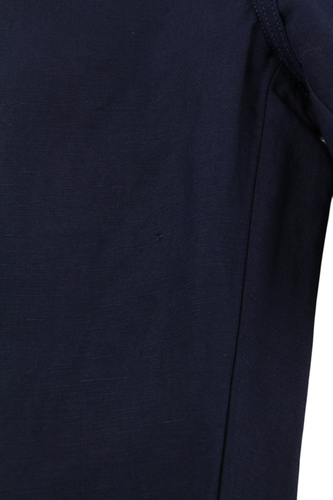 GANT Vasarinės Lininės Užsitraukiamos Moteriškos Kelnės EU34 Tamsiai Mėlynos Elastingu Liemeniu Siaurėjančiu 