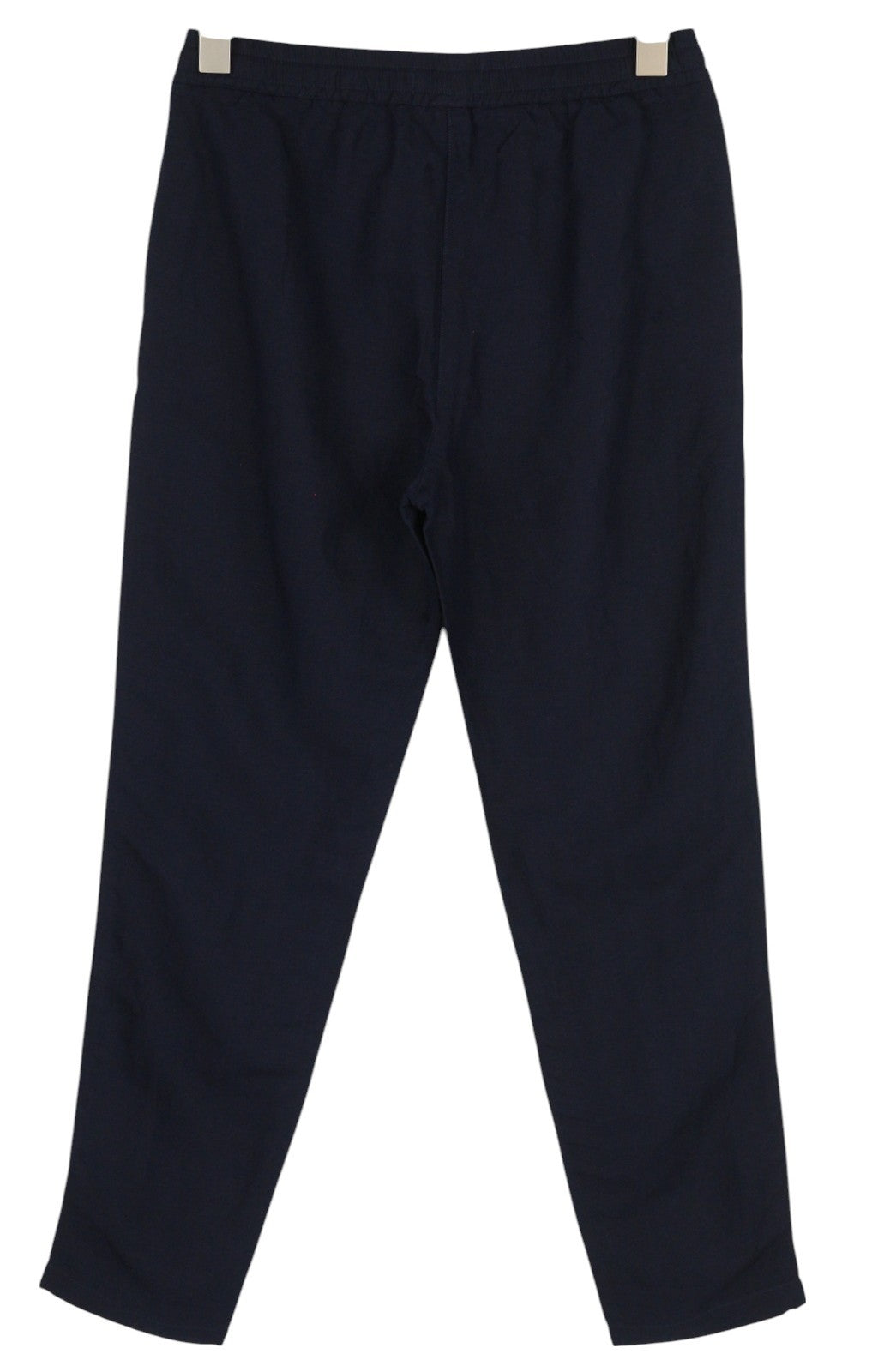 GANT Vasarinės Lininės Užsitraukiamos Moteriškos Kelnės EU34 Tamsiai Mėlynos Elastingu Liemeniu Siaurėjančiu 