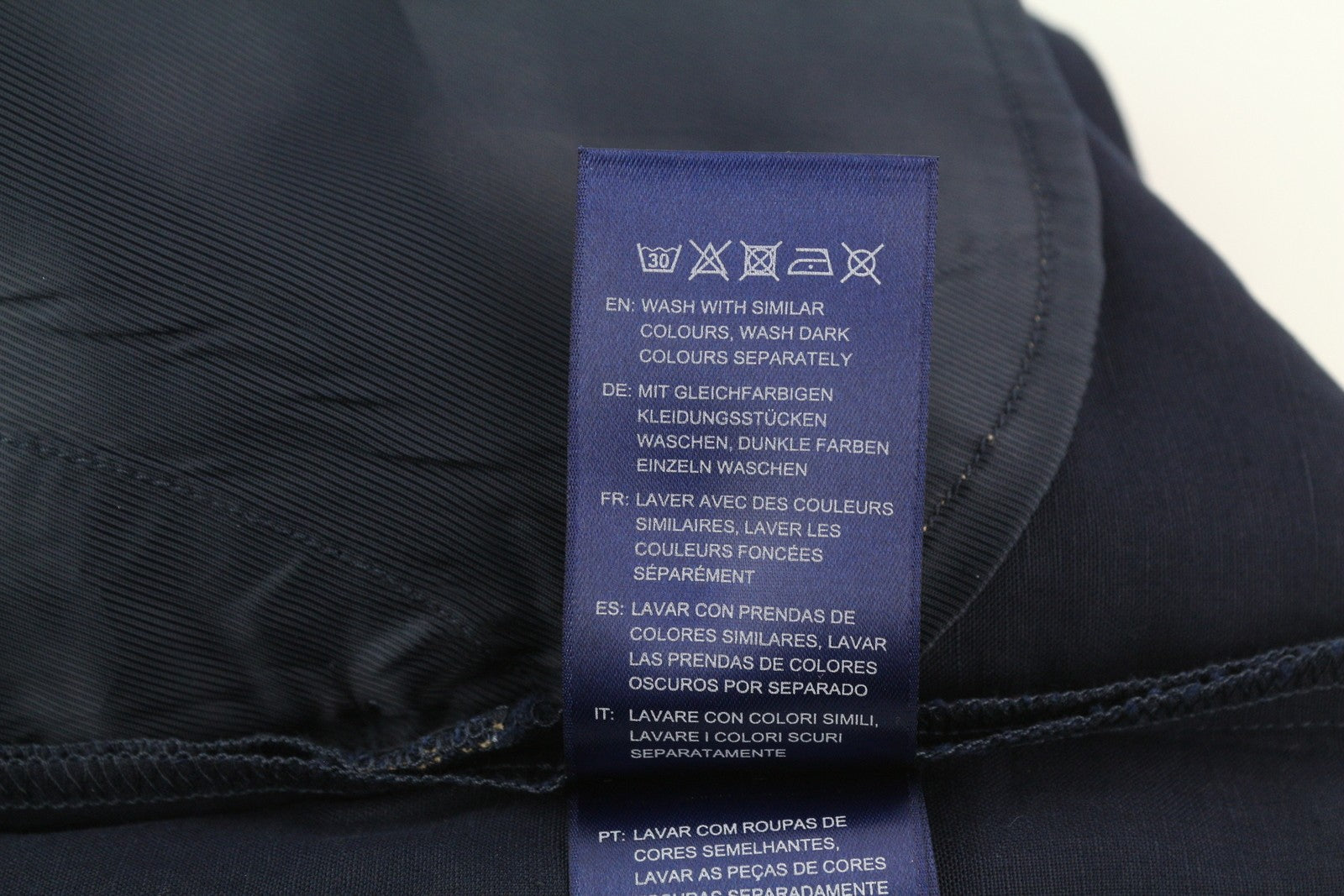 GANT Vasarinės Lininės Užsitraukiamos Moteriškos Kelnės EU34 Tamsiai Mėlynos Elastingu Liemeniu Siaurėjančiu 