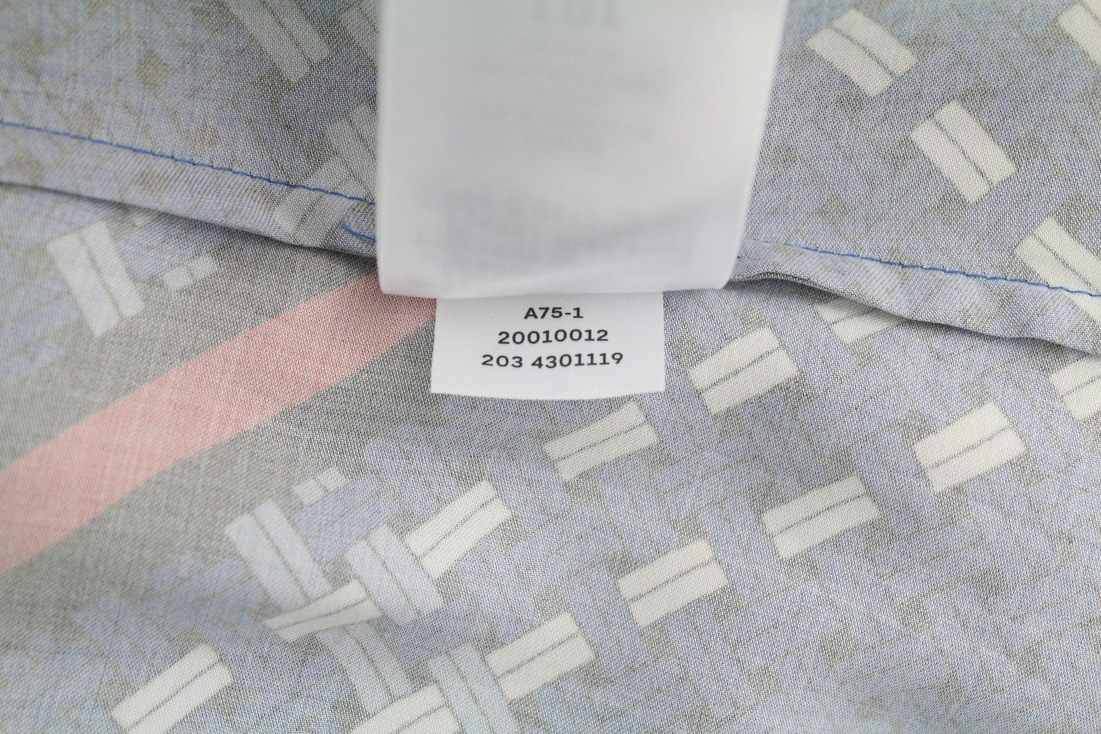 GANT Signature Weave moteriški marškinėliai, EU38, mėlyni, raštuoti, sagomis užsegami, išskleisto atlaso imitacijos marškinėliai 