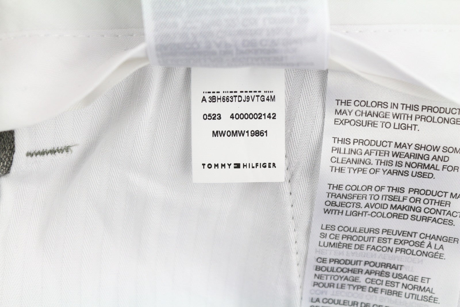 TOMMY HILFIGER „Bleecker Stretch“ vyriškos kelnės W36/L32 melanžo pilkos, plonos, rekomenduojama kaina – 119 € 