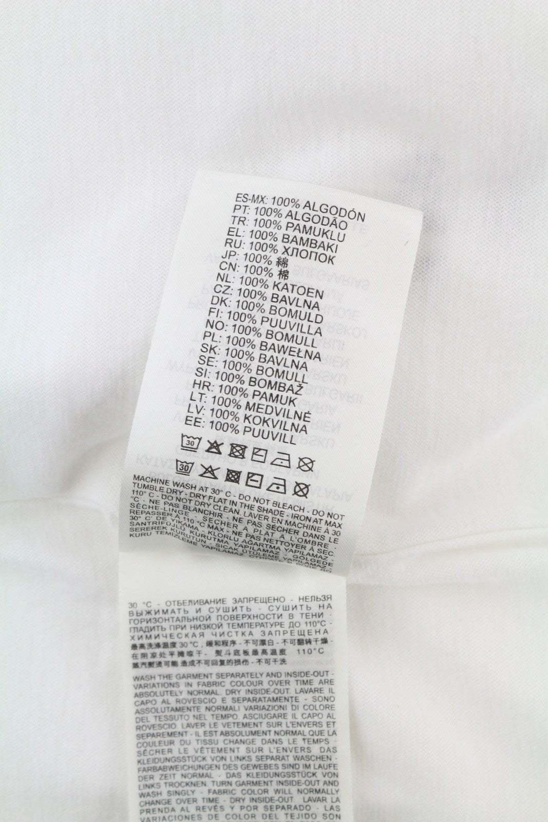 DIESEL T-Jubind-LS-Slits vyriški marškinėliai su ilgomis rankovėmis, apvalia kaklo iškirpte, balti 