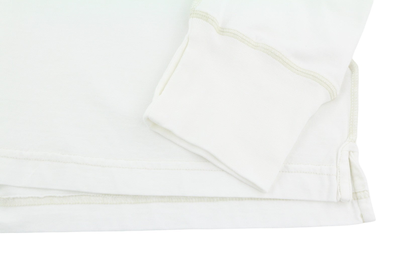 DIESEL T-Jubind-LS-Slits vyriški marškinėliai su ilgomis rankovėmis, apvalia kaklo iškirpte, balti 