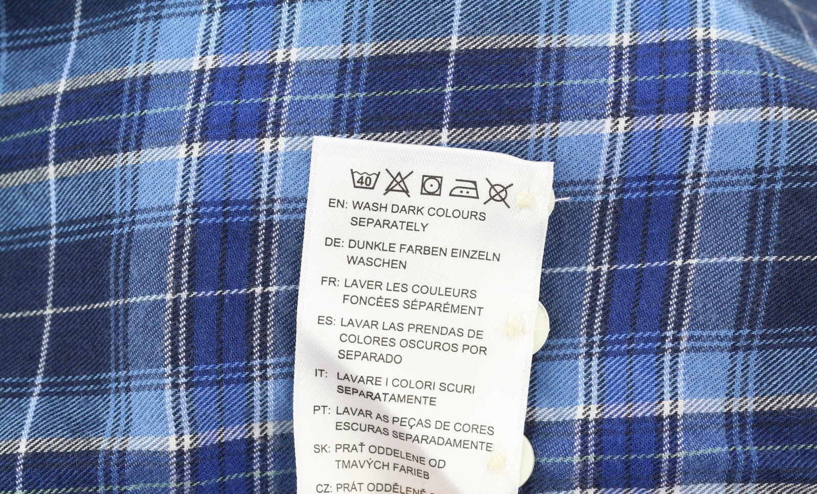 GANT flaneliniai languoti laisvalaikio stiliaus marškinėliai, 36 dydžio, mėlyni, su sagomis žemyn atlenkiama apykakle, laisvalaikio stiliaus 