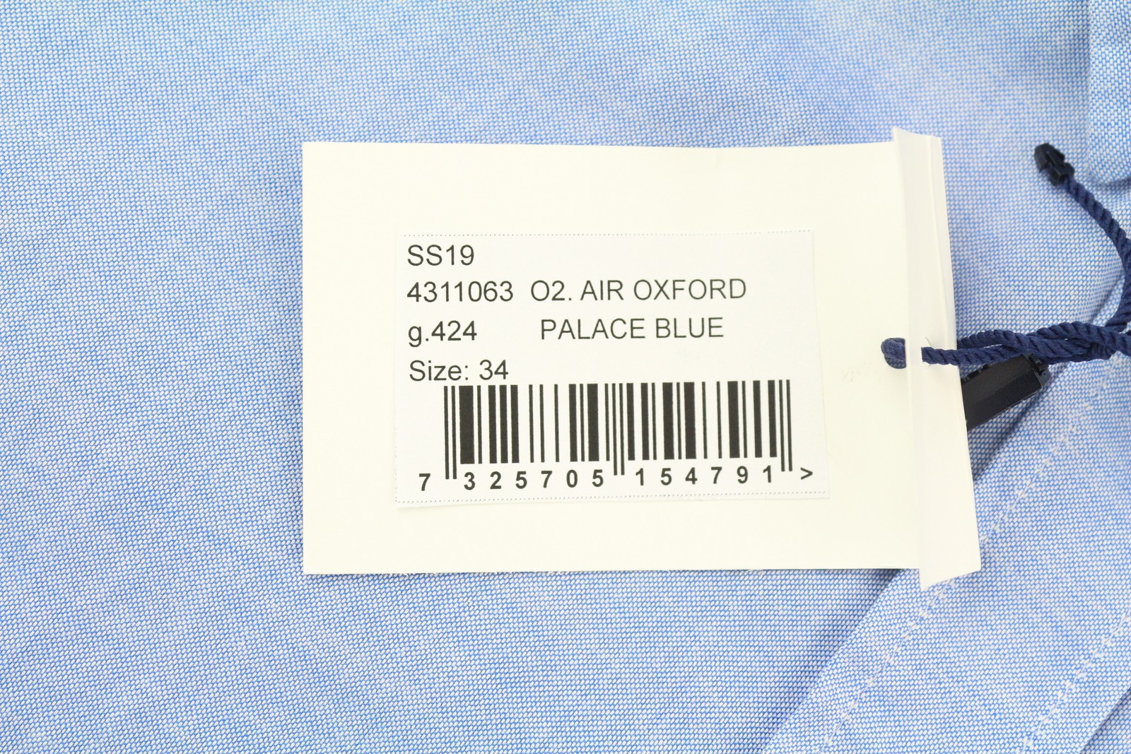 GANT Air Oxford moteriški marškinėliai, 34 dydžio, mėlyni, su sagomis užsegama apykakle, kišenėmis laisvalaikiui 