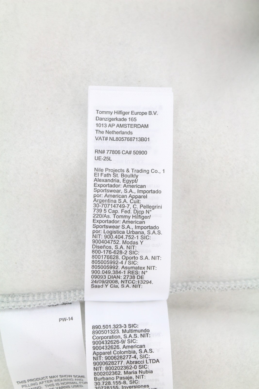 TOMMY HILFIGER Regular Fleece C Neck vyriškas megztinis XL dydžio melanžo pilkas megztinis 