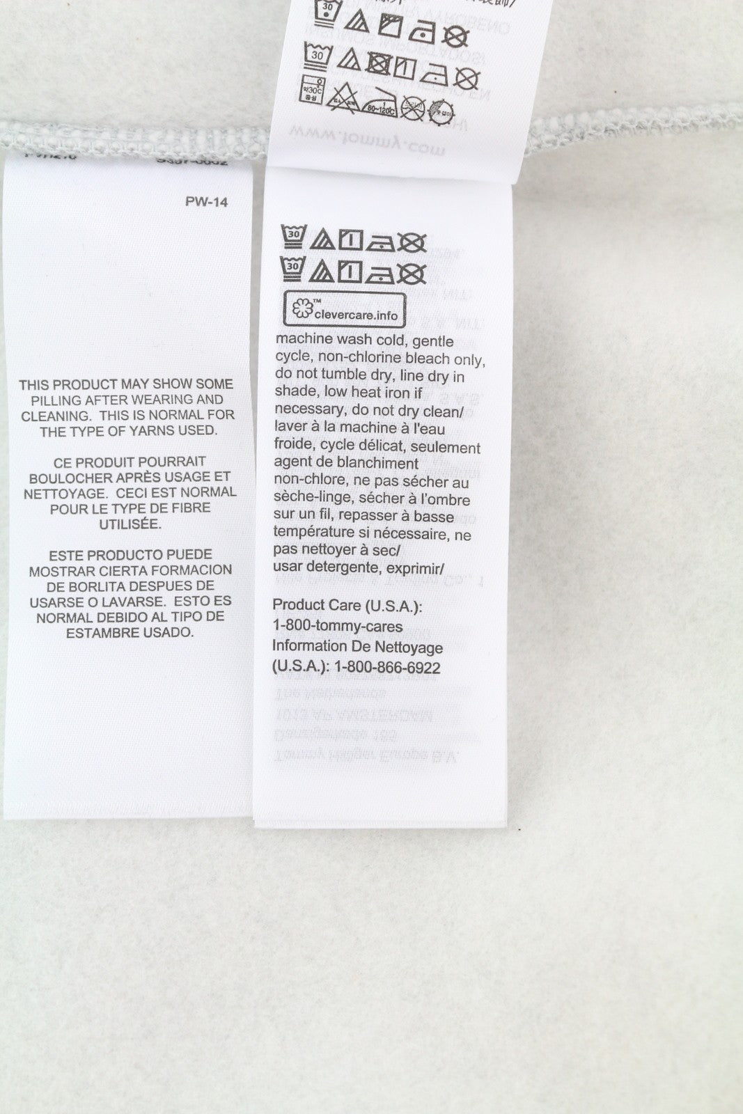 TOMMY HILFIGER Regular Fleece C Neck vyriškas megztinis XL dydžio melanžo pilkas megztinis 