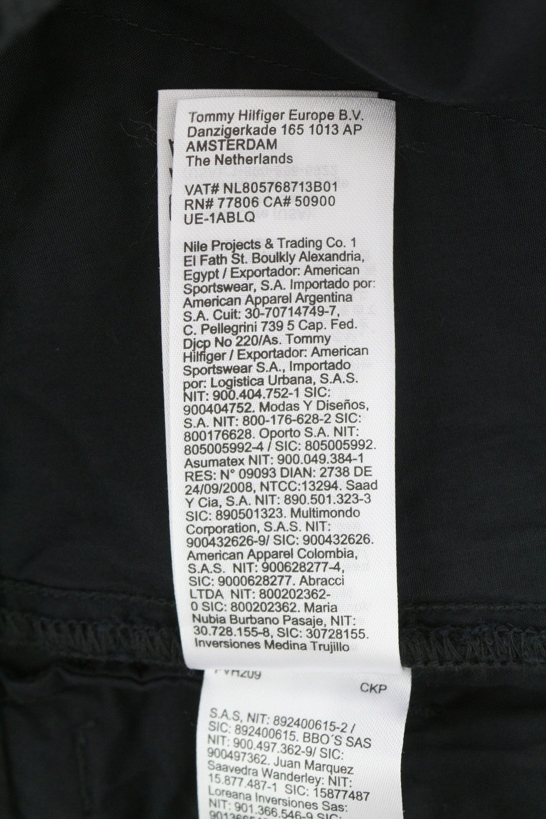 TOMMY HILFIGER Aiden Baggy Cargo vyriškos kelnės W32/L32 juodos tekstūruotos užtrauktuku