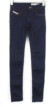 DIESEL Livier 0881B Women's W24 Jegging Stretch Blue Cotton Super Slim Fit