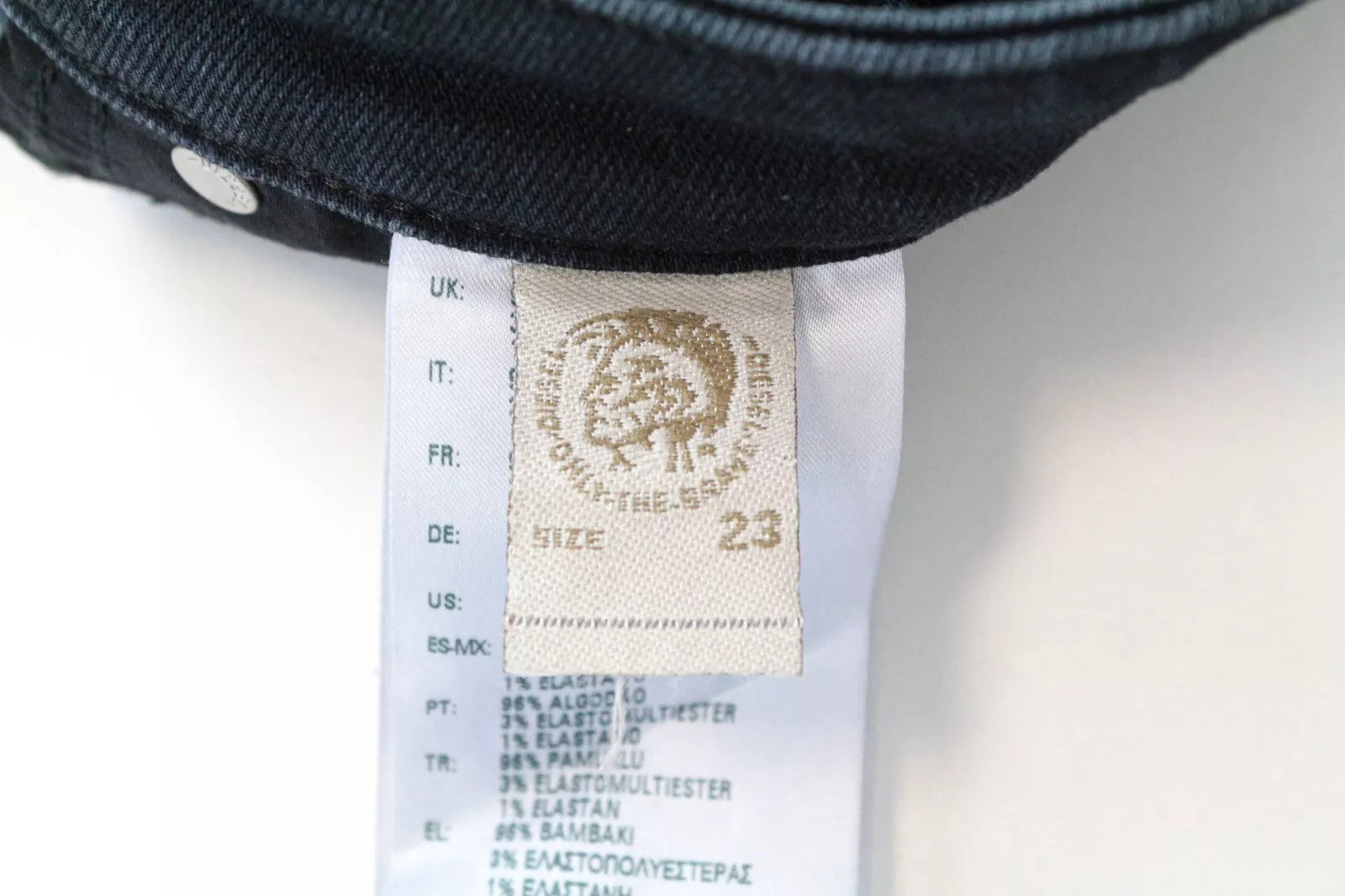 DIESEL Babhila 084NX Women's Slim Skinny Blue W32 L30 Stretch Cotton Jeans