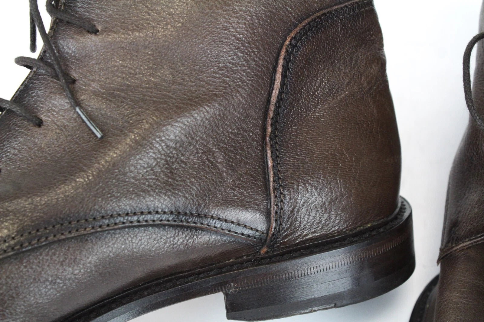 SUITSUPPLY vyriški batai UK8 EU42 rudi aukštakulniai su raišteliais, odiniai, formalūs 