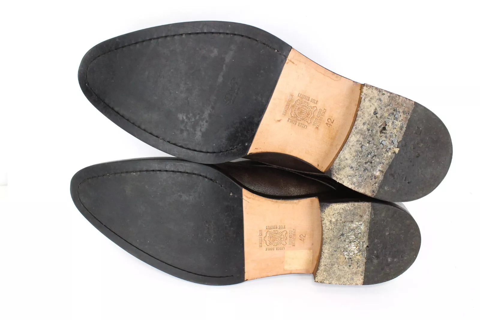 SUITSUPPLY vyriški batai UK8 EU42 rudi aukštakulniai su raišteliais, odiniai, formalūs 