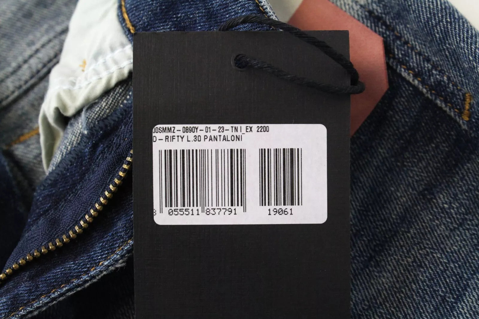 DIESEL D-Rifty 0890Y Women's Slim Distressed W23 L30 Low Waist Stretch Jeans