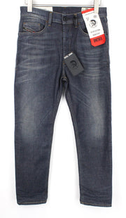 DIESEL D-Eetar 084ZU vyriški mėlyni W29 L30 medvilniniai siaurėjantys tamprūs džinsai 