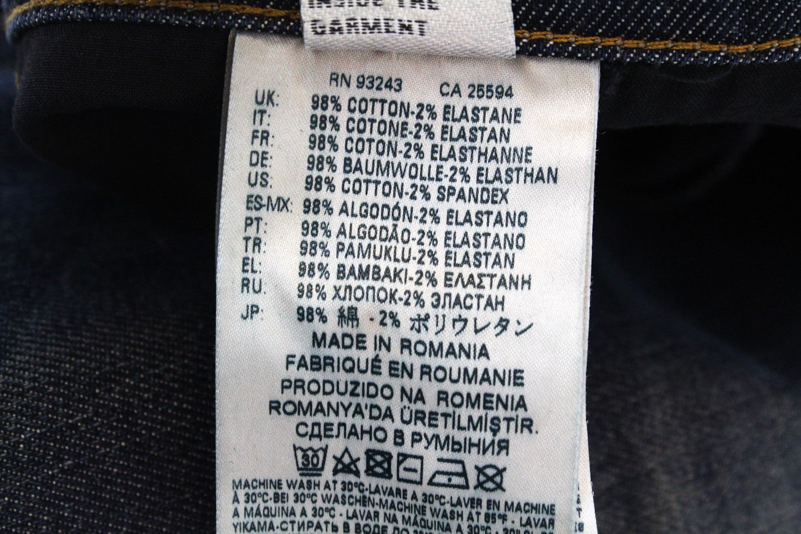 DIESEL D-Eetar 084ZU vyriški mėlyni W29 L30 medvilniniai siaurėjantys tamprūs džinsai 