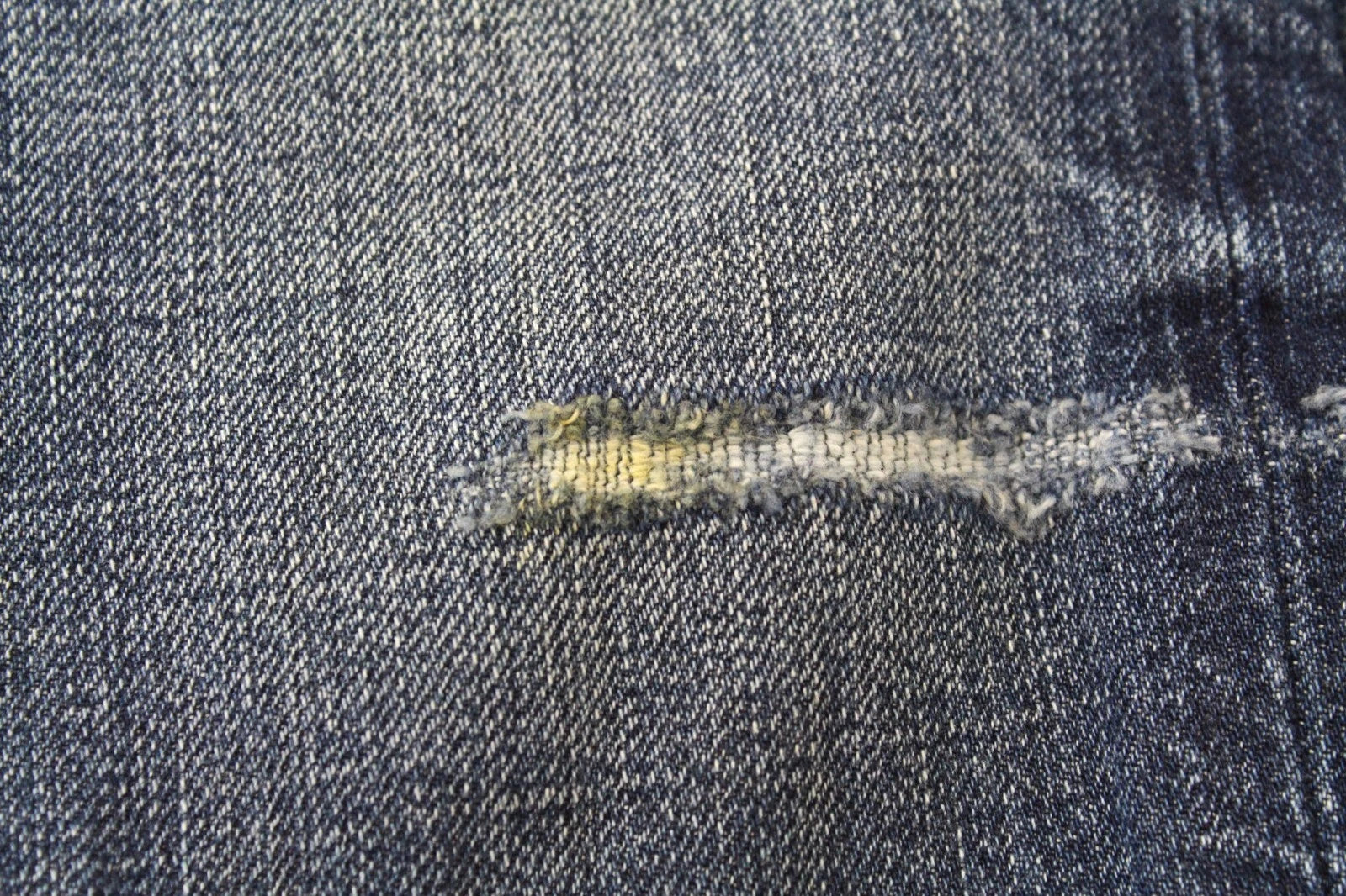 DIESEL Aryel 080AH Women's Jeans W23 L32 Ripped Straight Blue Cotton Fit