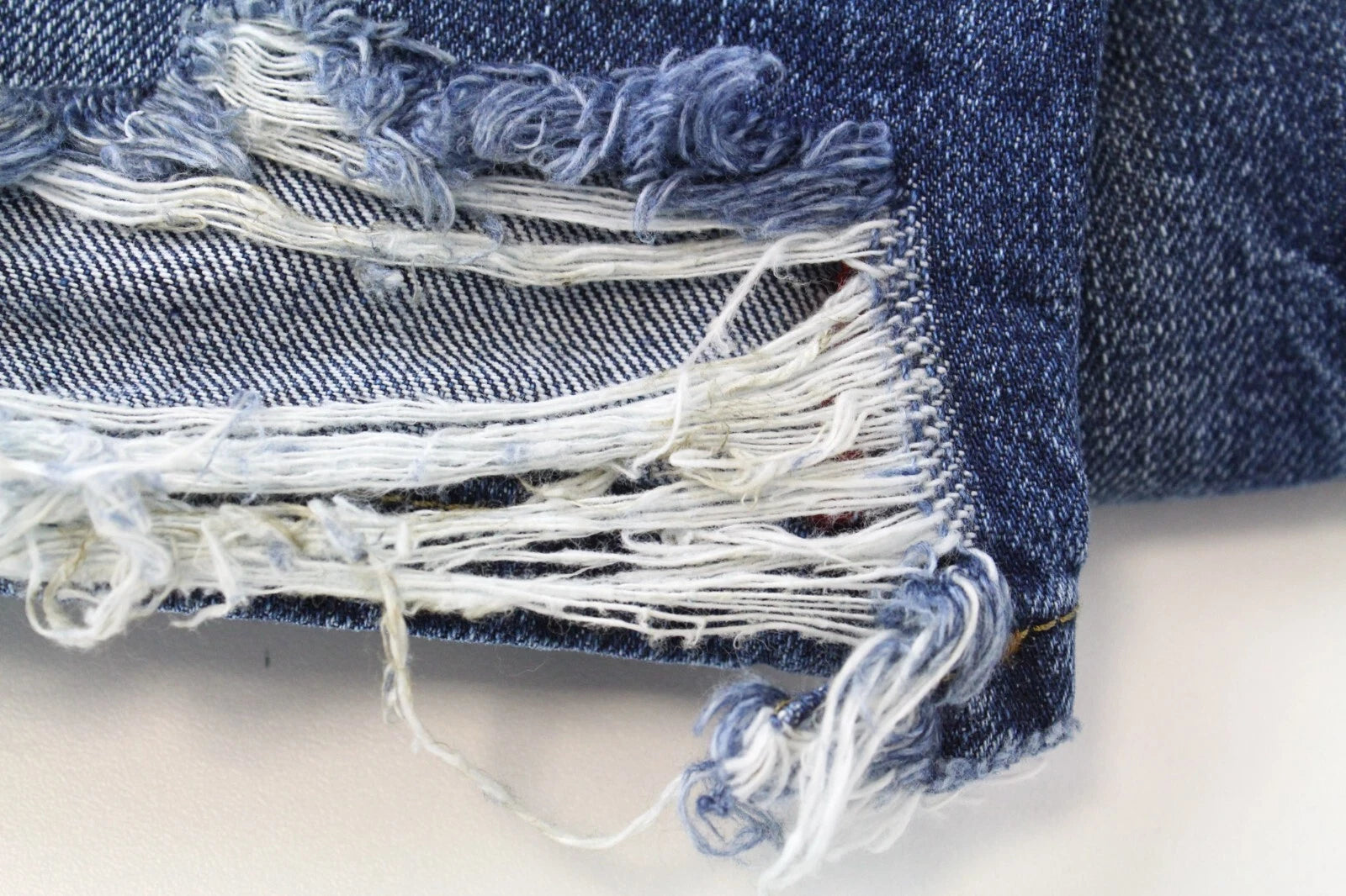 DIESEL Aryel 080AH Women's Jeans W23 L32 Ripped Straight Blue Cotton Fit