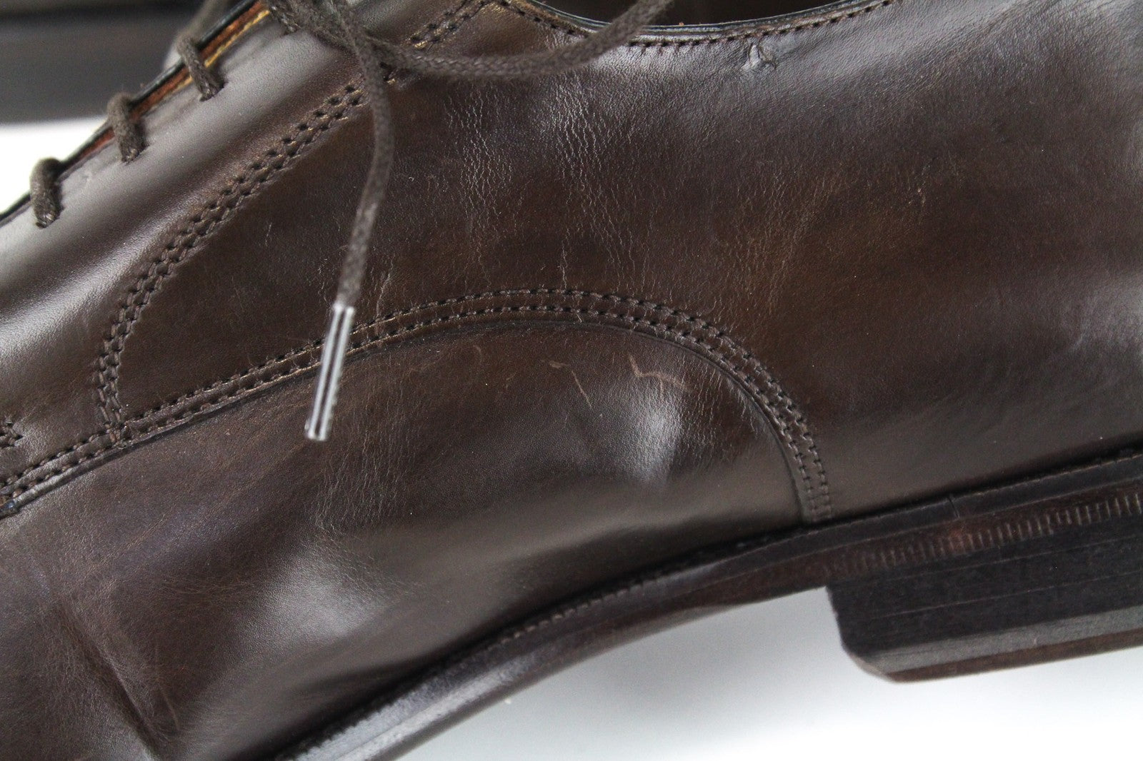 „SUITSUPPLY“ vyriški formalūs batai, EU44.5/UK10.5, oksfordo spalvos, tamsiai rudos spalvos, odiniai 