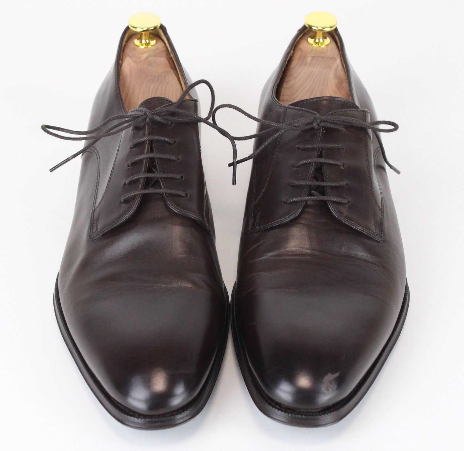 „SUITSUPPLY“ vyriški formalūs batai, EU44.5/UK10.5, oksfordo spalvos, tamsiai rudos spalvos, odiniai 