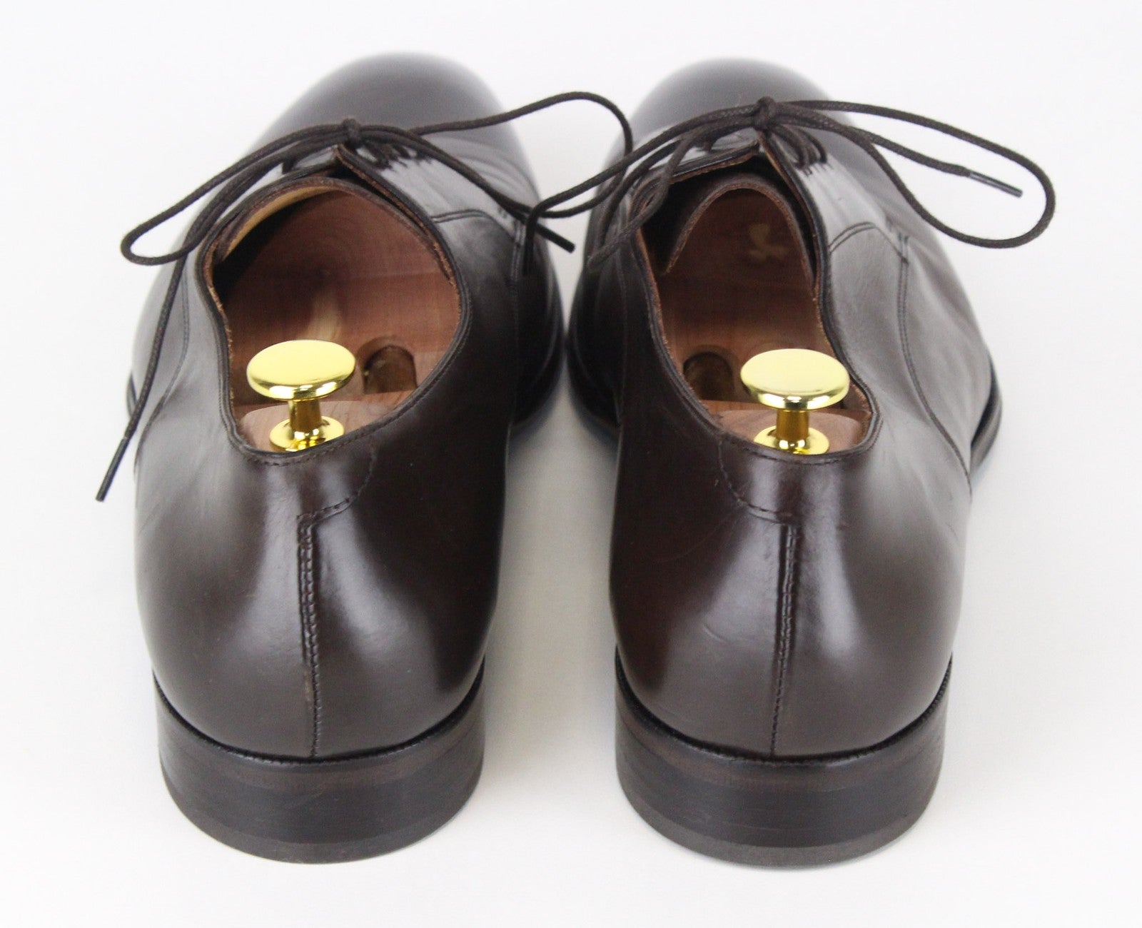 „SUITSUPPLY“ vyriški formalūs batai, EU44.5/UK10.5, oksfordo spalvos, tamsiai rudos spalvos, odiniai 