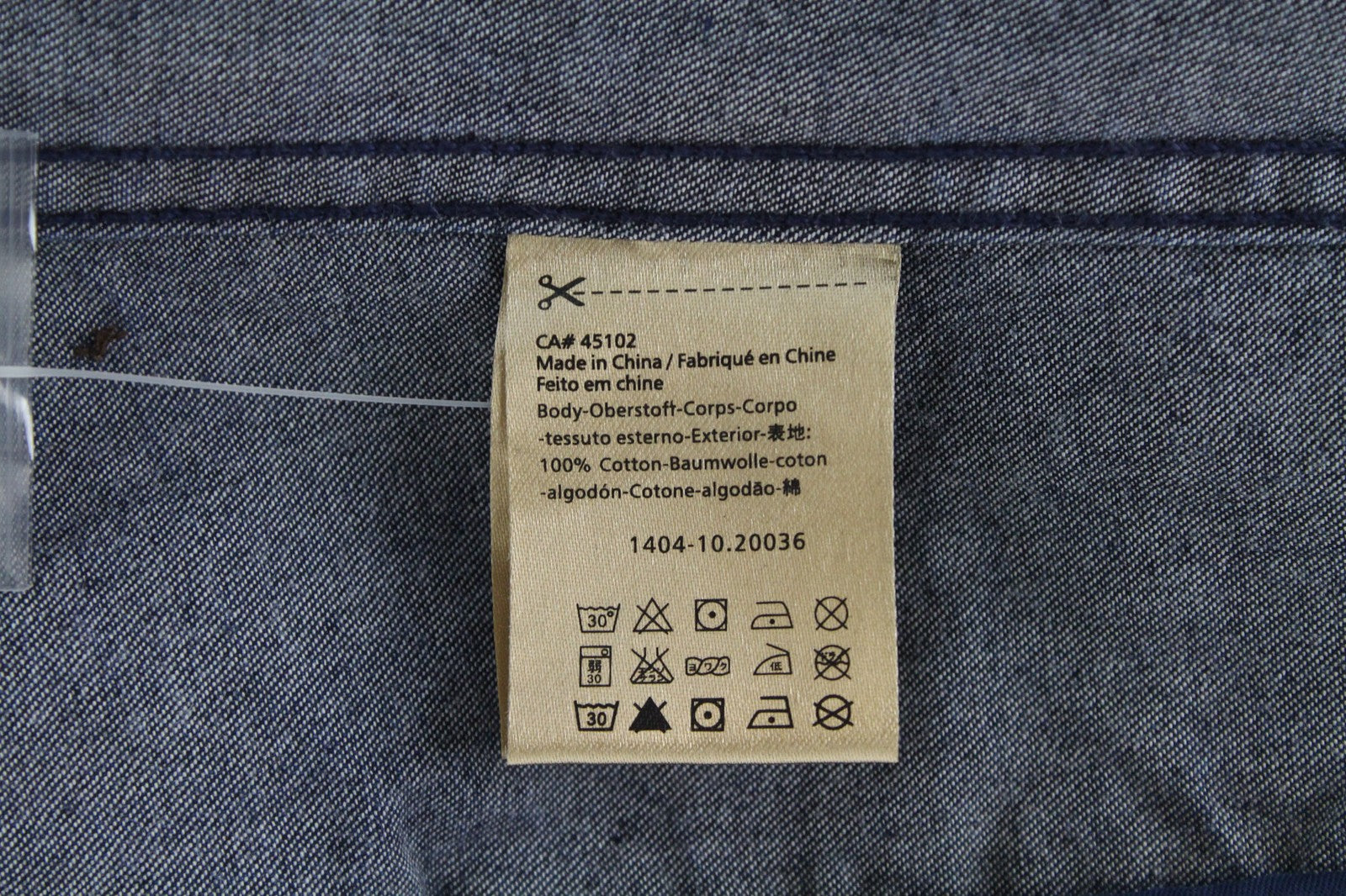 SCOTCH &amp; SODA vyriški M dydžio marškinėliai tamsiai mėlyni medvilniniai melanžo rašto klasikiniai marškinėliai