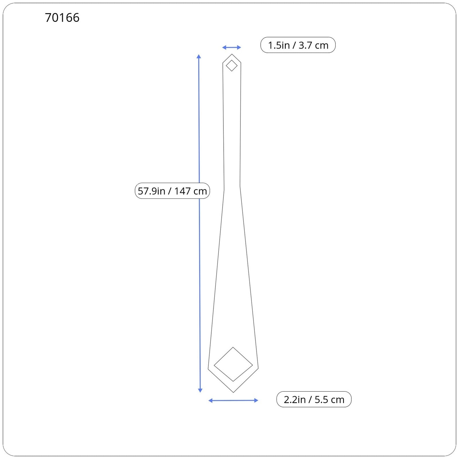 SUITSUPPLY vyriškas medvilninis kaklaraištis ~147x6 cm rudas kvadratiniais galais megztas oficialiam 