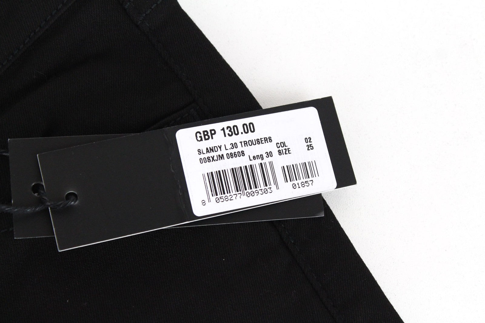 DIESEL Slandy 0860S Women's W25/L30 Skinny Stretch Black Super Slim Jeans