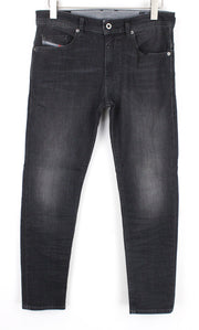 DIESEL Thommer 0687J vyriški džinsai W32/L30 tamsiai pilki medvilniniai ploni aptempti džinsai 