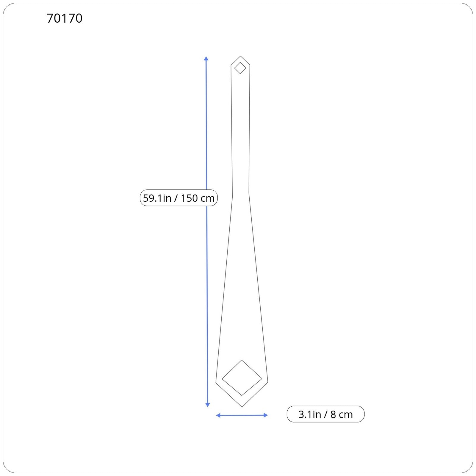 SUITSUPPLY vyriškas kaklaraištis ~150x8 cm rudas vilnonis dryžuotas smailiais galais oficialiai 