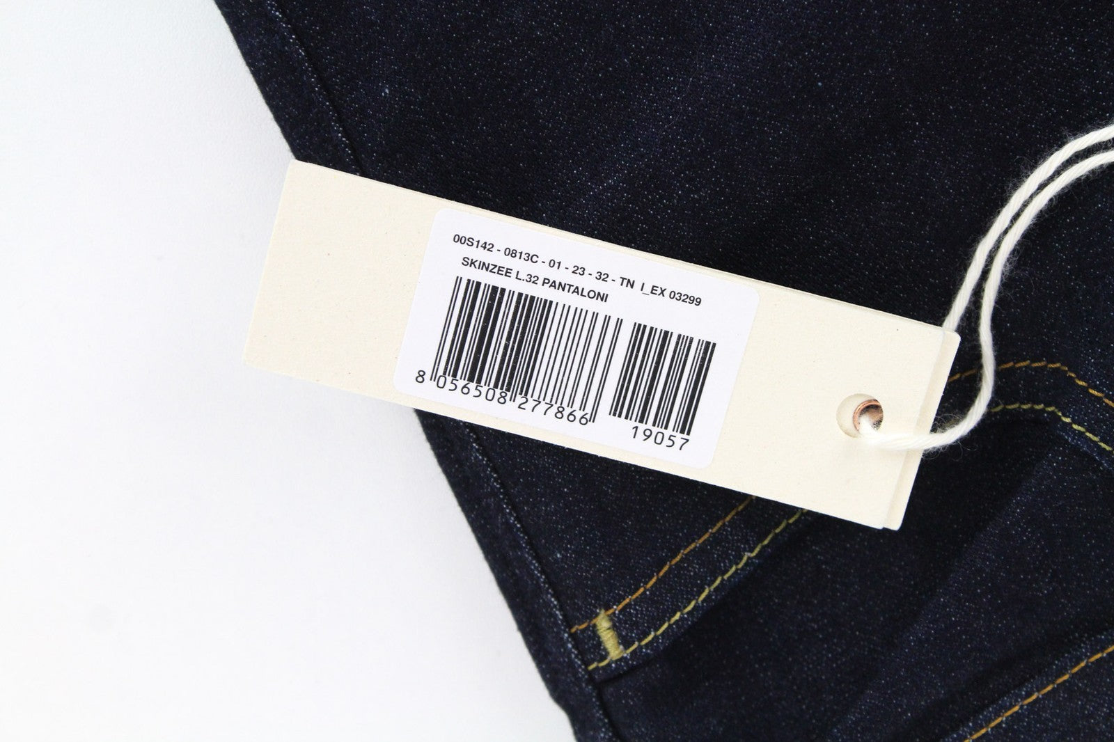 DIESEL Skinzee 0813C Women's W23/L32 Super Slim Stretch Skinny Blue Jeans