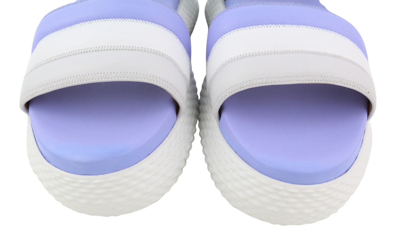 EMPORIO ARMANI X3U095 moteriškos basutės, 37 dydžio, violetinės, atvira nosimi, platforma, padas, rekomenduojama kaina – 329 € 