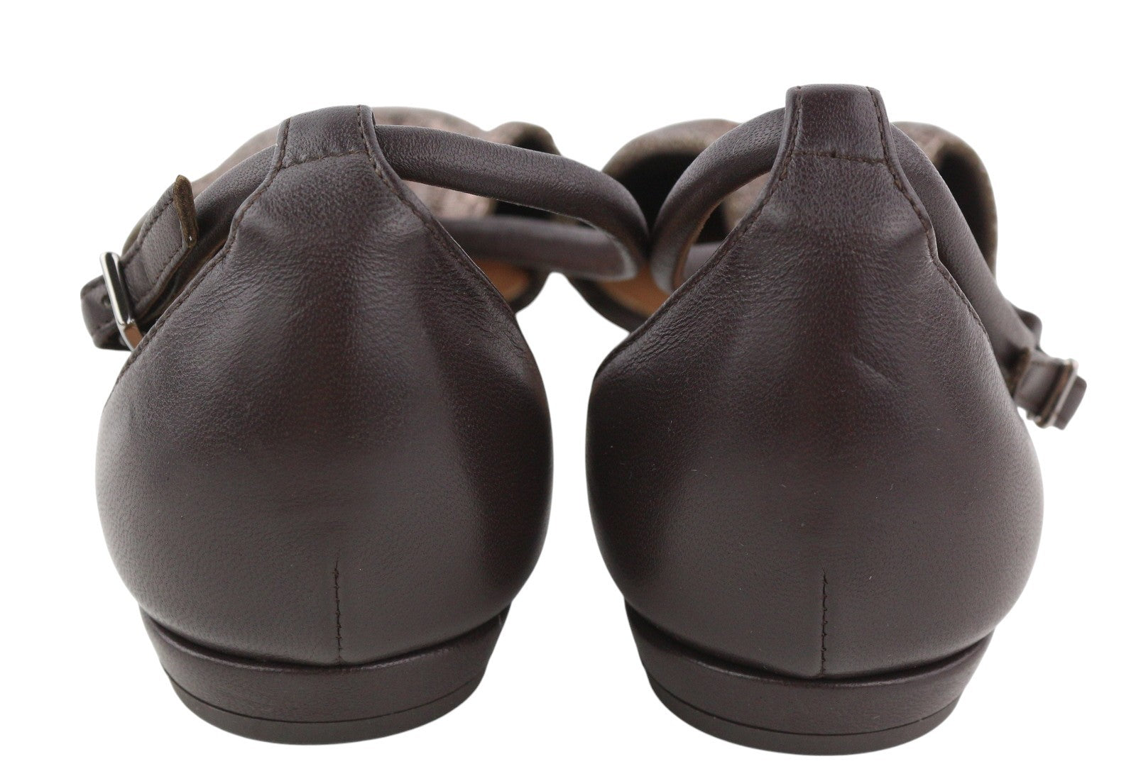 EMPORIO ARMANI X3D254 moteriški bateliai su blizgia nosimi, rudi, smailiomis nosimis, laisvalaikio bateliai su užtrauktuku 