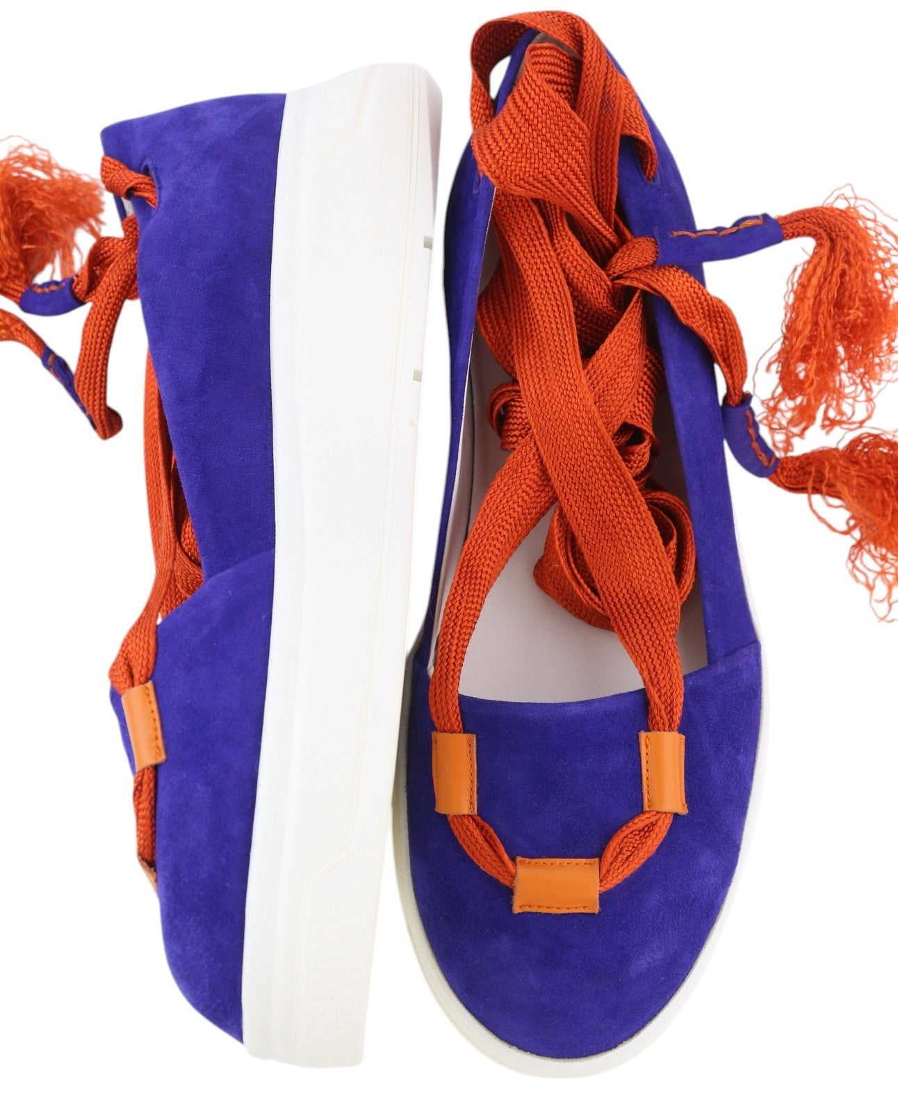 EMPORIO ARMANI X3X085 moteriški bateliai, 37 dydis, mėlyna zomša, odiniai, raišteliai, detalės, platforma. 