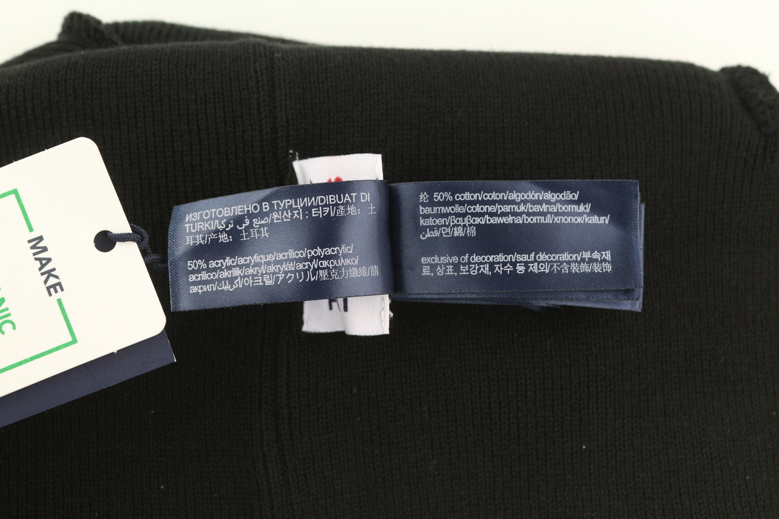 TOMMY HILFIGER kepurė vyrams, juoda, tvirtai megzta, su siuvinėtu logotipu, kasdieninė kaina – 79 € 