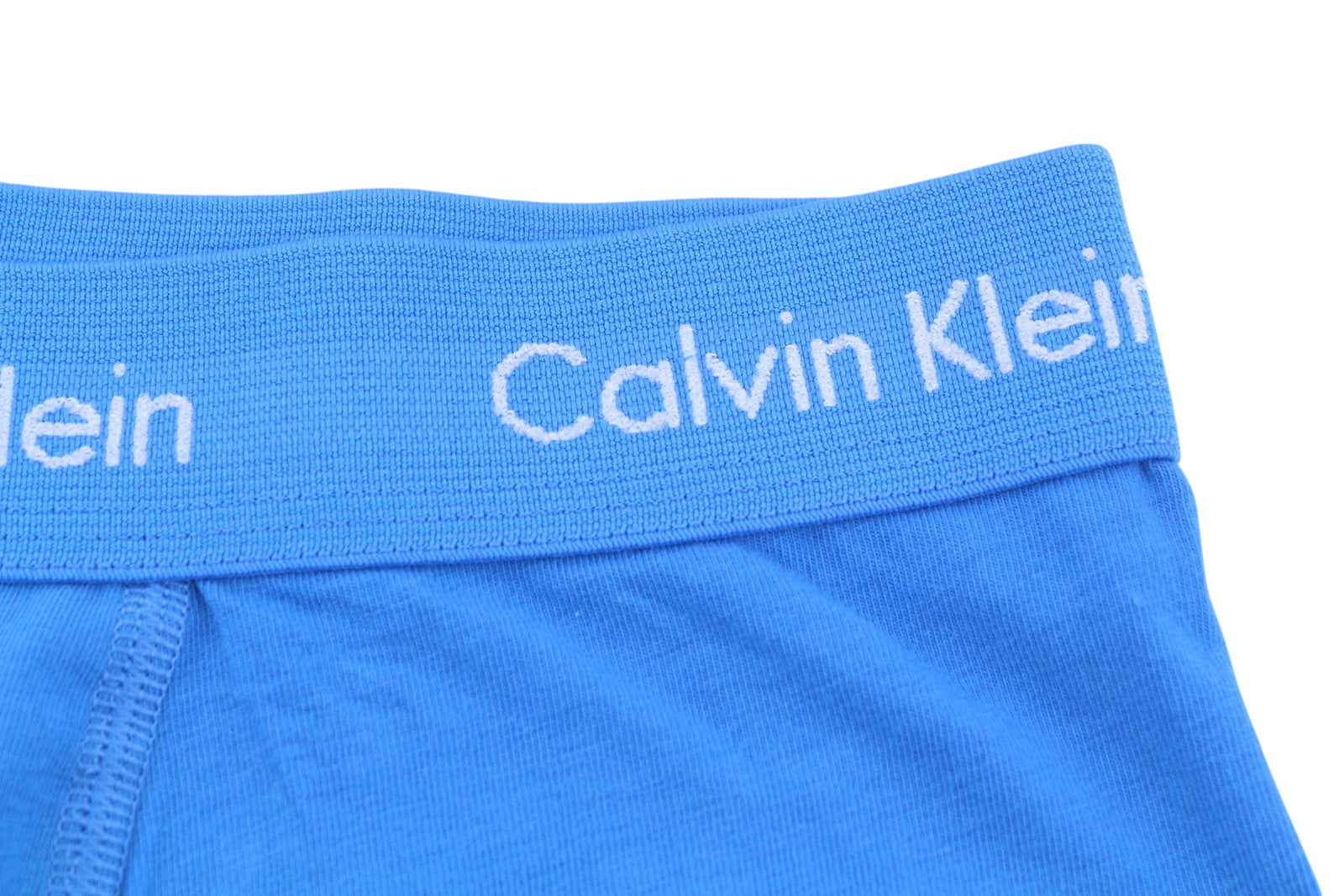 CALVIN KLEIN vyriški apatiniai M dydis, mėlyni, tamprūs, medvilniniai, klasikinio kirpimo, logotipo, 2 vnt. 